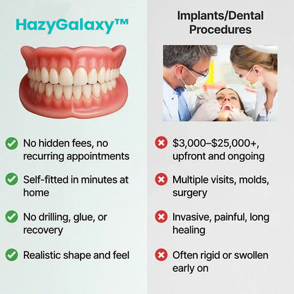 🔥HazyGalaxy™ Custom-Fit Dentures ⏰ ENDS TODAY   70% OFF | Smile with Confidence